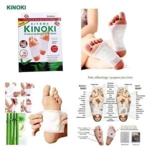 لاصقات القدمين للتخلص من سموم الجسم أثناء النوم KINOKI