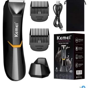 ماكينة الحلاقة للمناطق الحساسة Kemei KM-3208 الأصلية